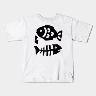 Cute Fish, Dead Fish Kids T-Shirt